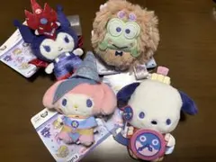 遊戯王デュエルモンスターズ×サンリオ マスコット ポムポムプリン 5体