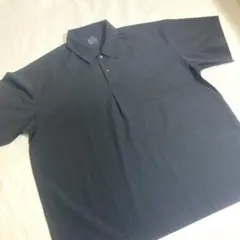 無印良品 風を通すストレッチ半袖ポロシャツ メンズXL ブラック 黒のサムネイル