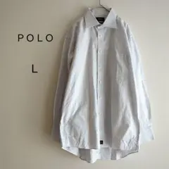 【爽やか♪春色】POLO　コットン100％　長袖シャツ　ワイシャツ　チェックのサムネイル