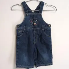 familiar デニムオーバーオール 90cm