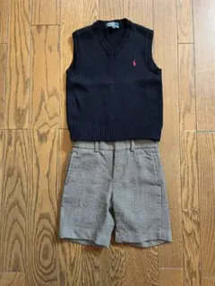 Polo by Ralph Lauren ベストとショートパンツセットアップ