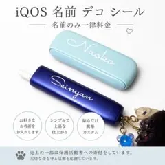 iQOS イルマ ONE プライム 対応 名入れステッカー カッティングシート