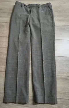グリーンレーベルリラクシング　メンズ グレー スラックス サイズS