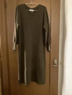 beams Heart  ニットロングワンピース　フリーサイズ