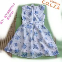 新品、未使用　C.O.L.Z.A 花柄ワンピース　ノースリーブワンピース　清楚系