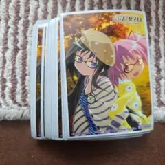 鹿目まどか・暁美ほむら スリーブ まどかマギカ 暁美ほむら＆鹿目まどか 限定スリーブ 42枚 - メルカリ
