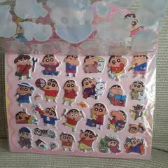 クレヨンしんちゃん ぷくぷく立体シール2枚セット