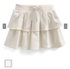 り*ん様 GRL インパン裏地付きティアードスウェットミニスカート pm596