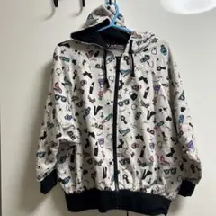 キッズ 柄 パーカー 130 ♡