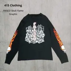 415Clothing FRISCO CHOPPERS スカル フレイムプリント