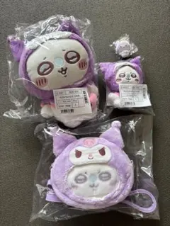 ちいかわ　サンリオ　コラボ　モモンガ×クロミ　4点セット