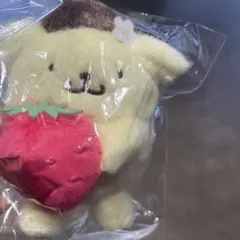 サンリオ　Sanrio ポムポムプリン　むにゅぐるみ　いちごフレンズ