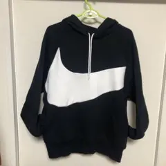 NIKE ナイキ ビッグスウォッシュプルパーカー ブラック Mサイズ