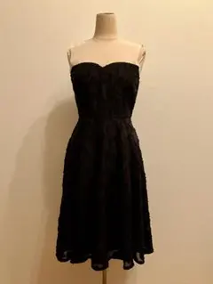 ジルスチュアート☆シアーカットジャガードドレス☆ワンピース