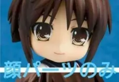 ねんどろいど 川島みなみ フェイス パーツ 顔 普通 笑顔 茶色