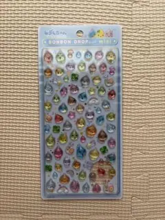 新品【正規品】ボンボンドロップシールミニしずくちゃんカラフル