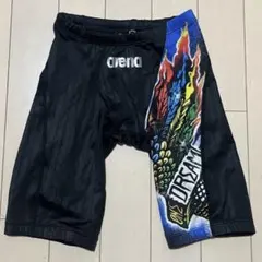 arena 競泳水着 ブラック マルチカラー　FINA承認