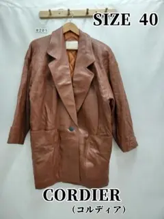 cordier 9号　ファー　スエード　ロングコート　羊革ヴィンテージ　レトロ cordier 9号 ファー スエード ロングコート 羊革ヴィンテージ レトロ