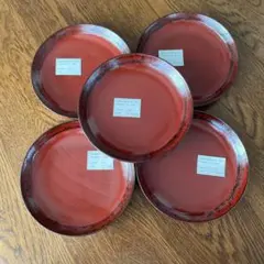 銘々皿 天然木 漆塗装