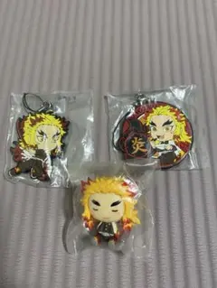 鬼滅の刃 煉獄杏寿郎 ちょこのっこ＋ラバーストラップ2個