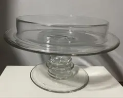 30×30×10めちゃ重たい超特大ガラス製 ボウル 皿 渦巻き模様 - メルカリ