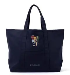 Elephant刺繍 プレイフルトートバッグ　2026SS ネイビーのサムネイル