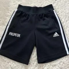 美品　adidas Predator ブラック ハーフパンツ 130