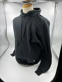 90s USA製 RUSSELL ATHLETIC パーカー ブラック L