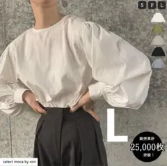 ボリュームスリーブブラウス l