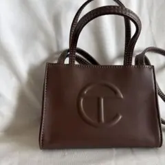 TELFAR Shopping Bag Small ダークブラウンのサムネイル