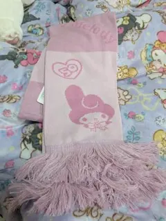 しまむら　サンリオ　マイメロディ　マイメロ　ニット　マフラー　新品タグ付きのサムネイル