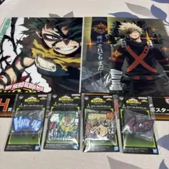 ヒロアカ　一番くじ　幸せの上に　爆豪　緑谷　ポスター