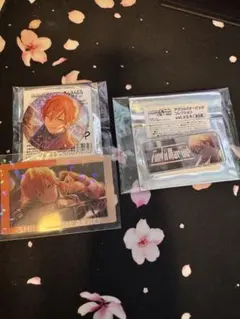 彰人くん推しに届け！！エピカ　グリッター缶バッジ　アクリルバナーバッジ