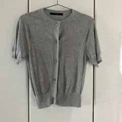 Liesse 半袖カーディガン グレーのサムネイル