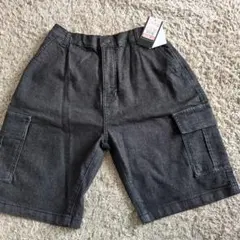デニムハーフパンツ　170