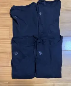 150cm アンダーシャツ 4枚セット　JSTD-771B ブラック　長袖