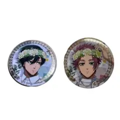 ブルーロック フラワークラウン 糸師凛 糸師冴 缶バ