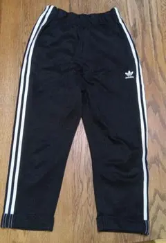adidas 黒 サイドストライプ ジャージ　М