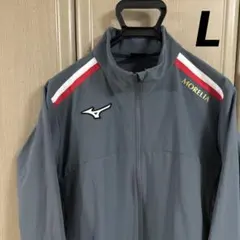 【美品！】MORELIA/MIZUNO トラックジャケット Lサイズ/グレー