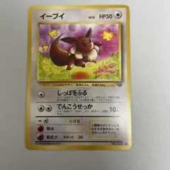 【美品＆旧裏】イーブイ ● 第2弾拡張パック ポケモンジャングル ポケモンカード