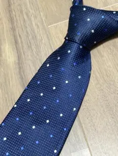 ポールスミス ネクタイ ネイビー ドット 水玉 花柄 フローラル シルク