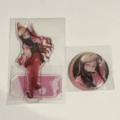 阿波踊り2025×鬼滅の刃　アクリルスタンド＆缶バッジセット【竈門禰豆子】