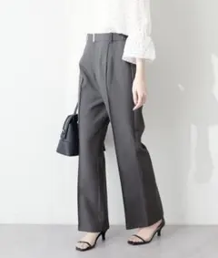 【新品タグ付き】【osono】ハイウエスト美フレアパンツ