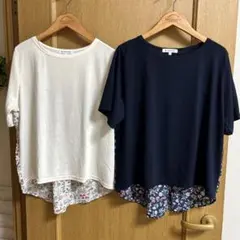 グローバルワーク　バック切替えトップス　M 2枚セット