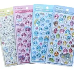 正規品　ボンボンドロップシール　しずくちゃん　4種類