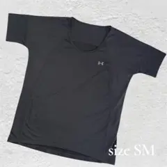UNDER ARMOUR レディース 半袖 速乾Tシャツ SM ブラック