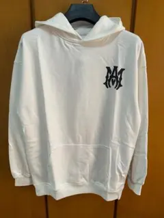 AMIRI MA Core Logo Hoodie White