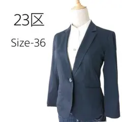 【人気♡】23区 オンワード テーラードジャケット シングル 長袖 黒