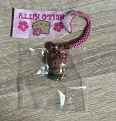 ハローキティ ハワイ限定 フラダンス 根付 ストラップ