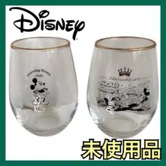 Disney ミッキーマウス ガラスタンブラー 2個セット
